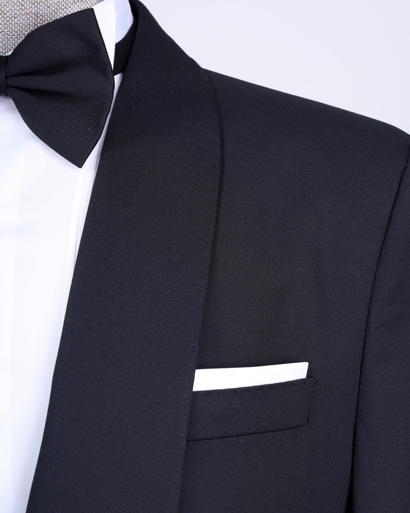 Black Slim-Fit Tuxedo 2-Piece