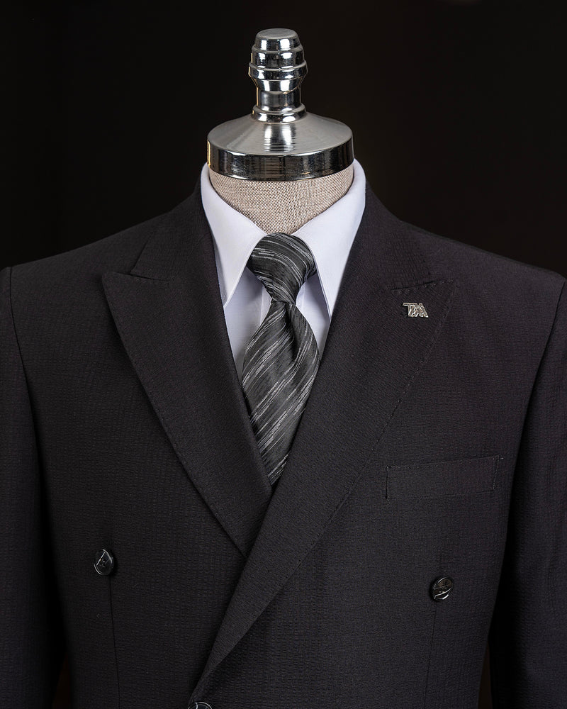 Black Double Breasted Blazer