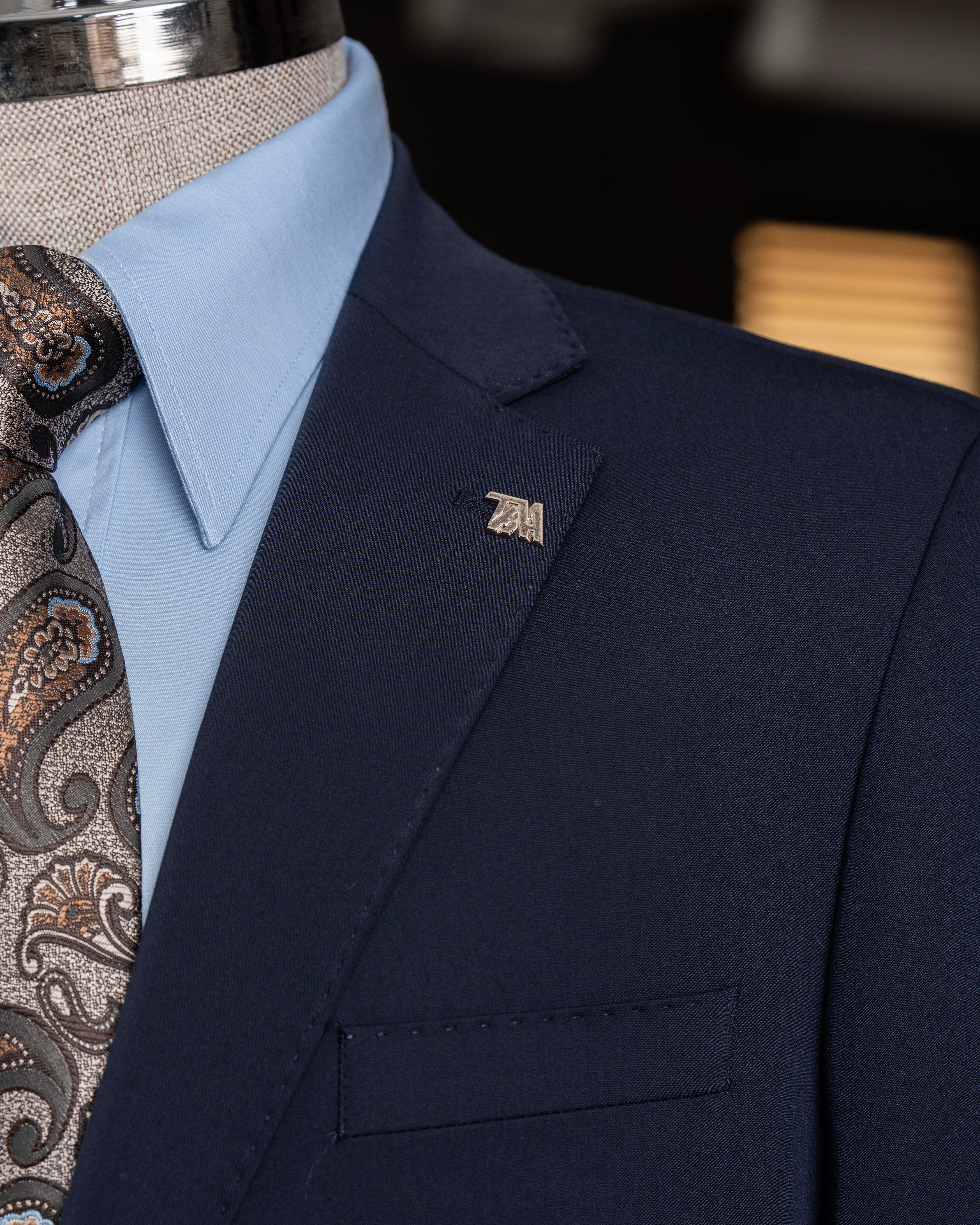 Navy Single Breasted Blazer