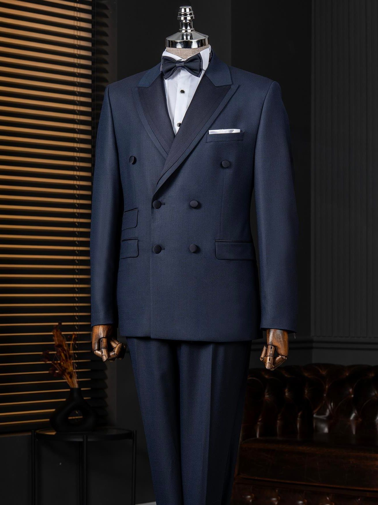Navy Double Breasted Tuxedo 2-Piece