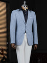 Blue Single Breasted Blazer