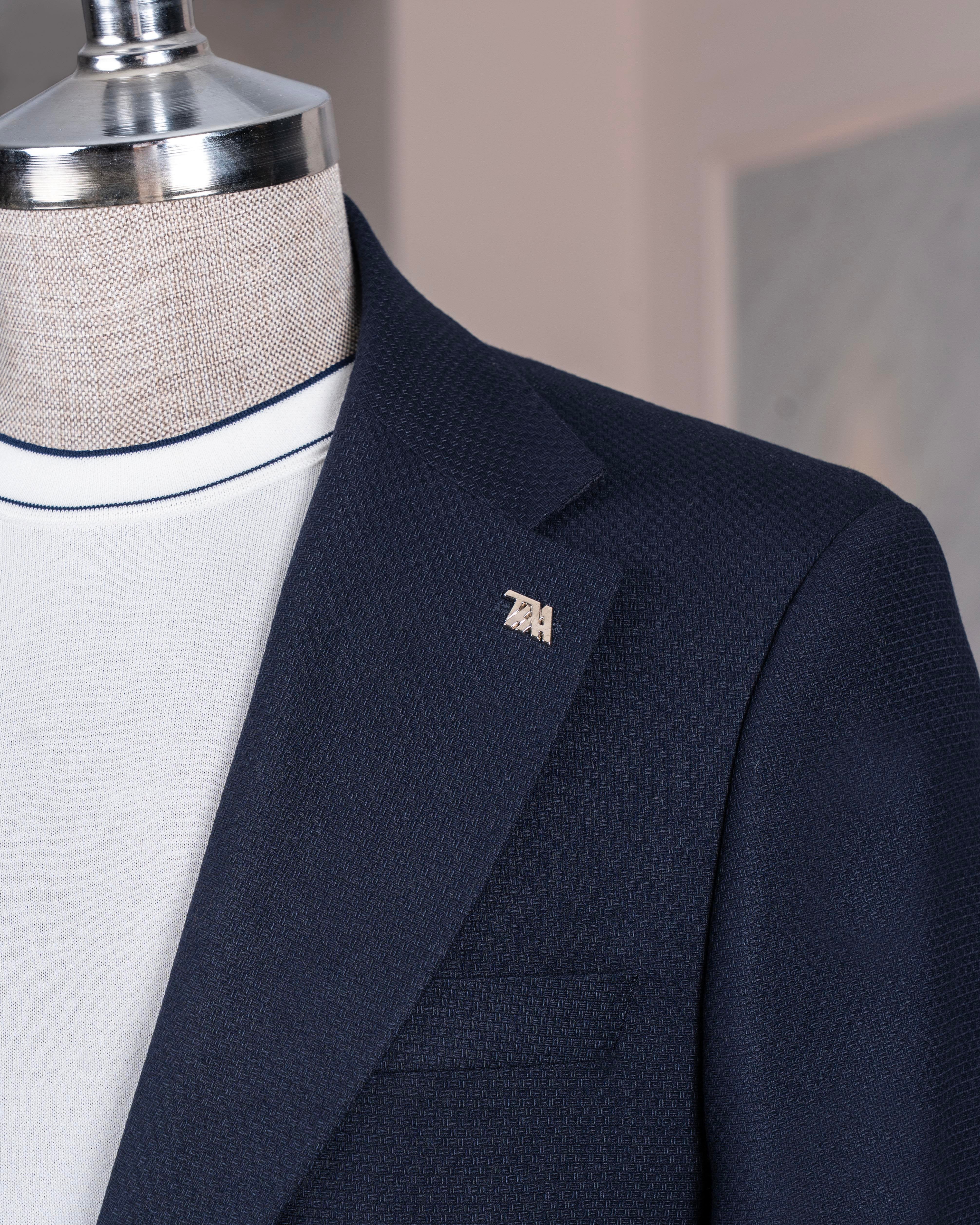 Navy Single Breasted Blazer