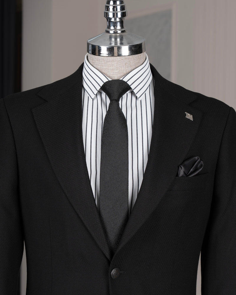 Black Single Breasted Blazer