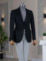 Black Single Breasted Blazer