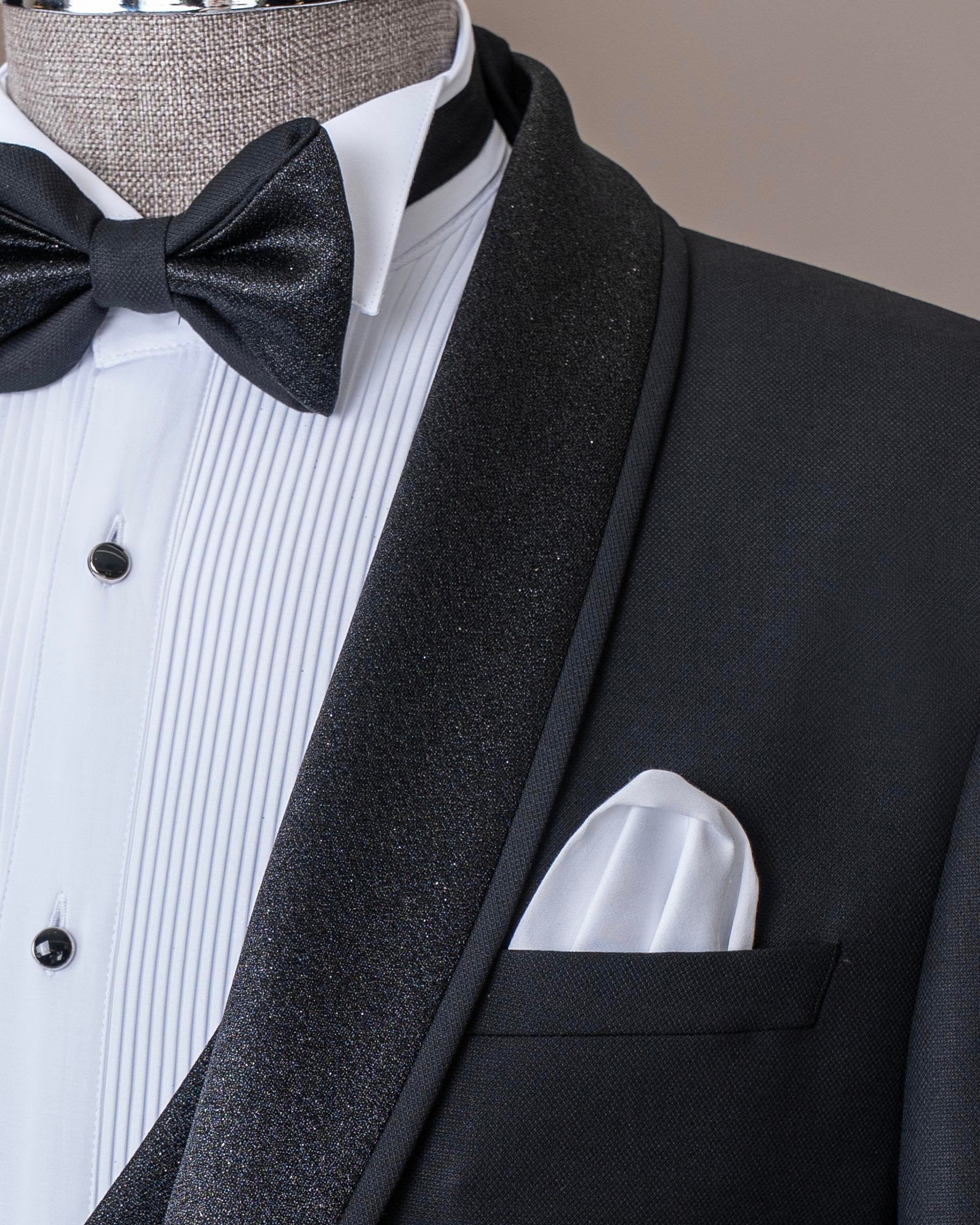 Black Slim-Fit Tuxedo 3-Piece