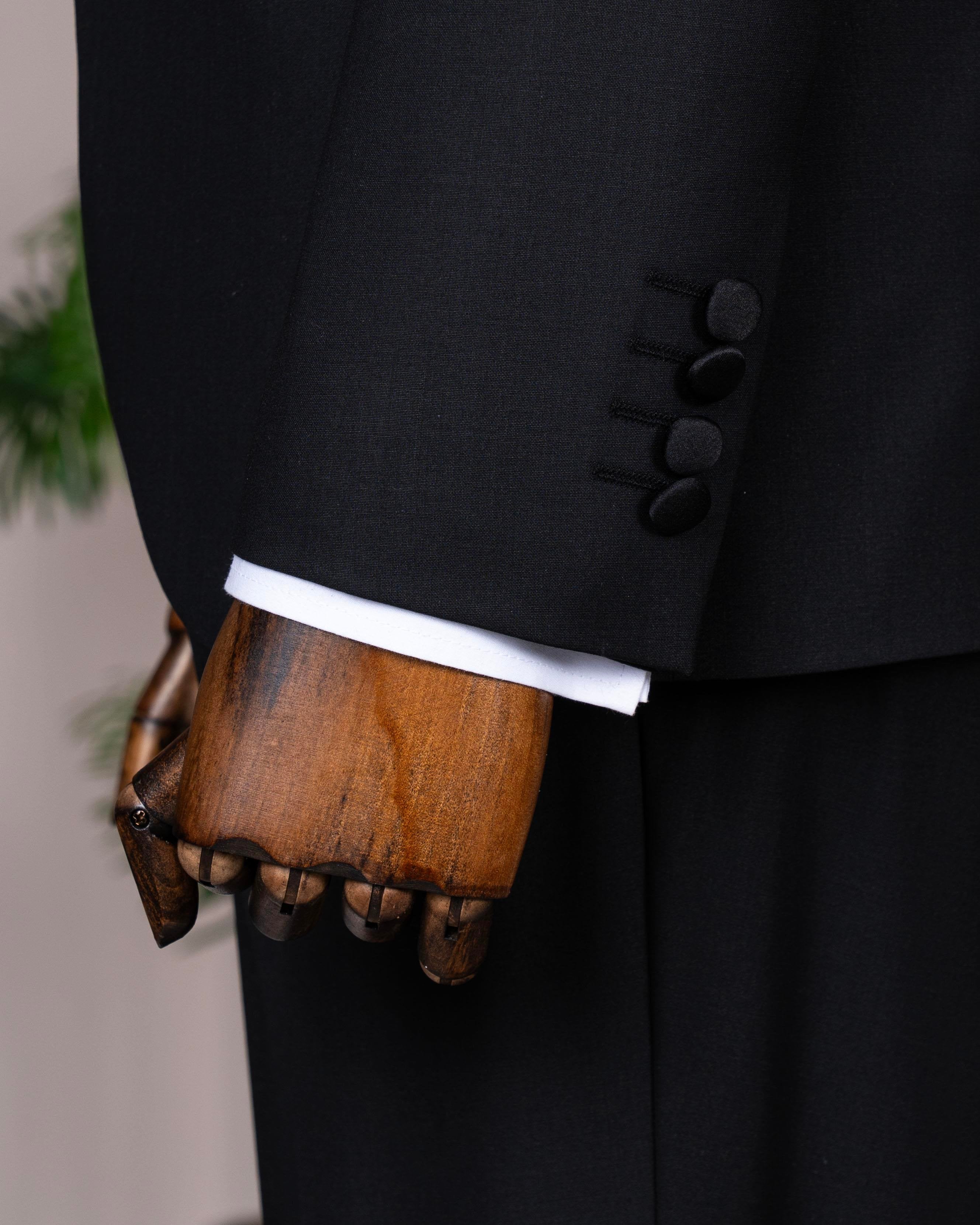 Black Slim-Fit Tuxedo 3-Piece