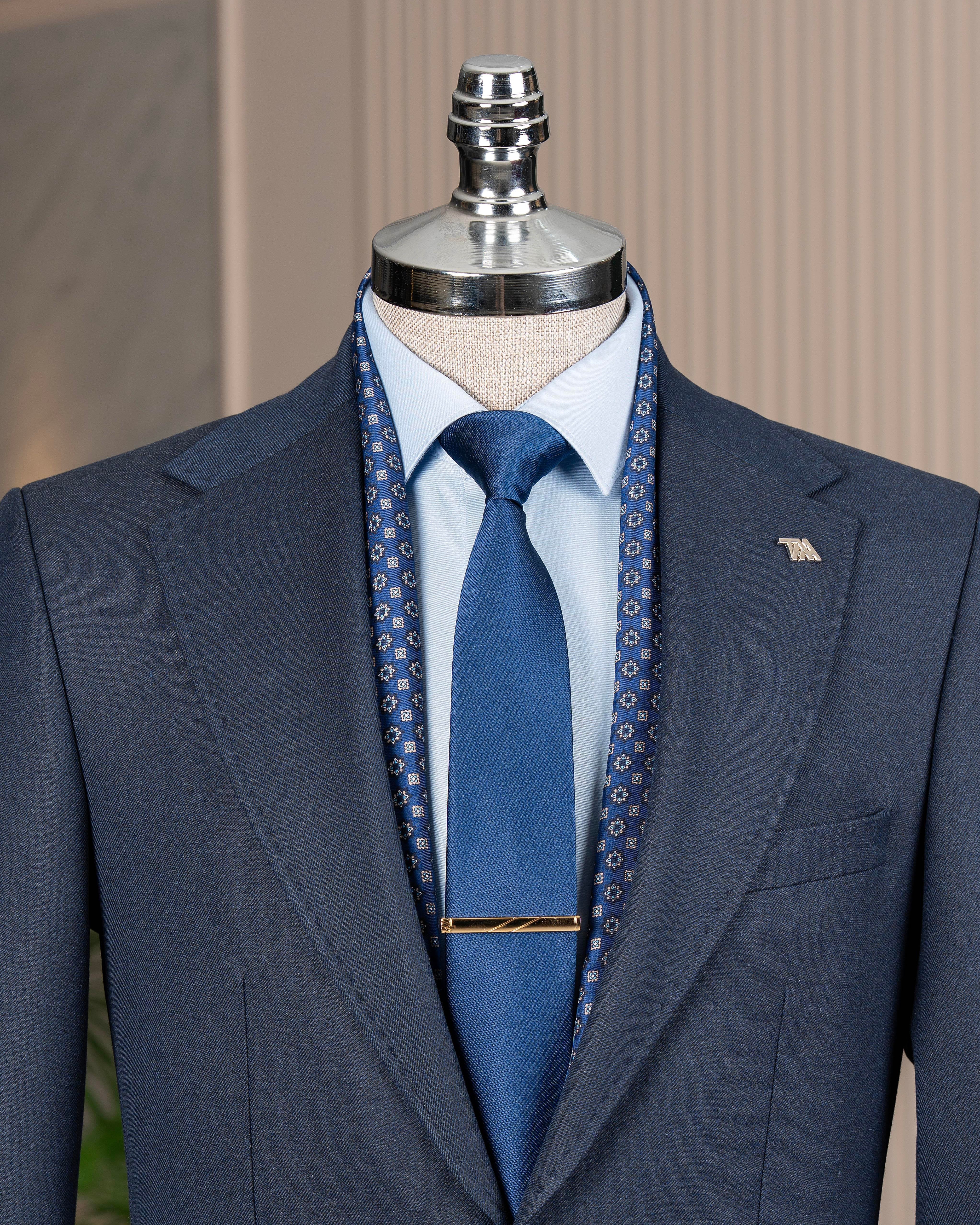 Navy Slim-Fit Suit 2-Piece