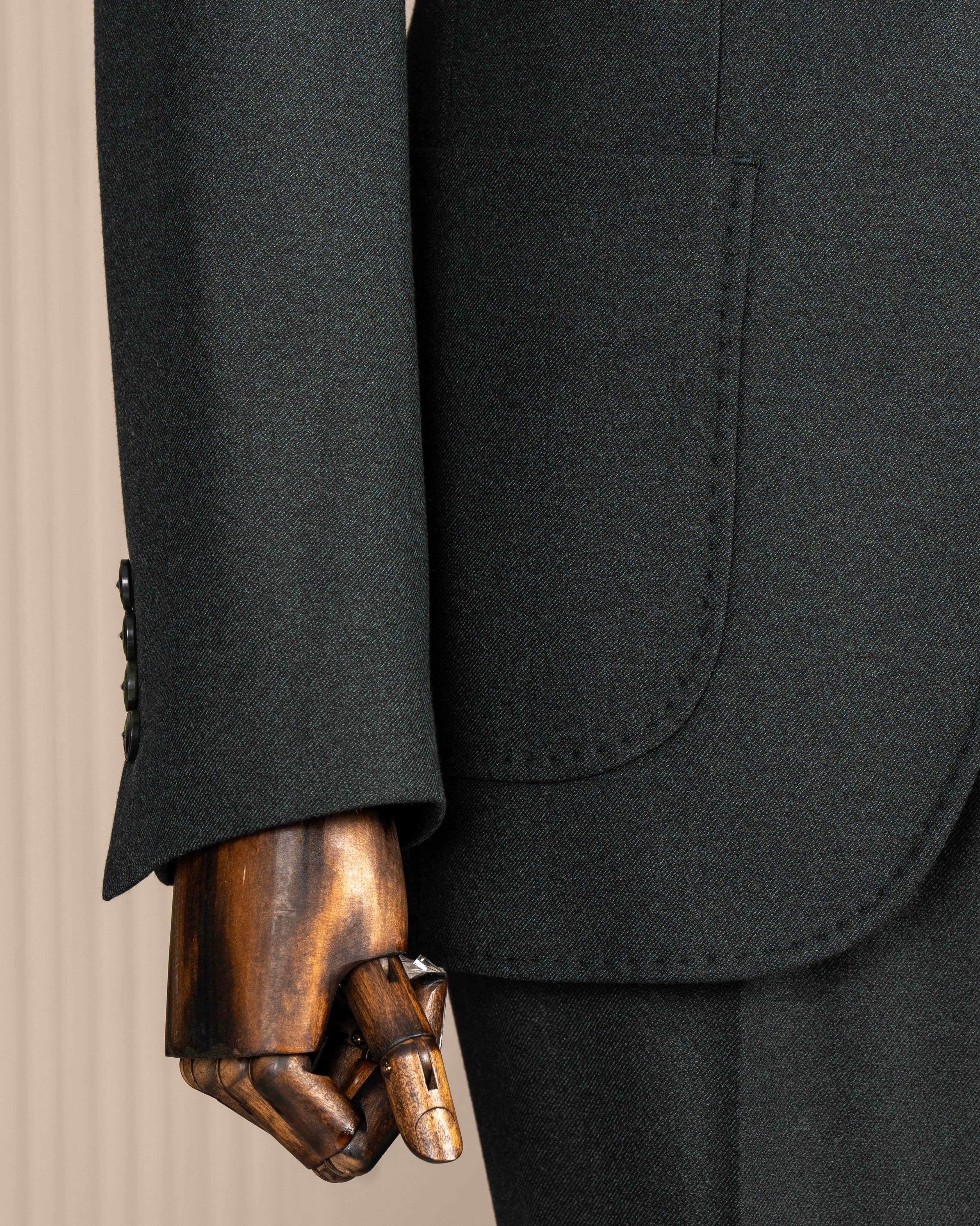 Green Slim-Fit Suit 2-Piece