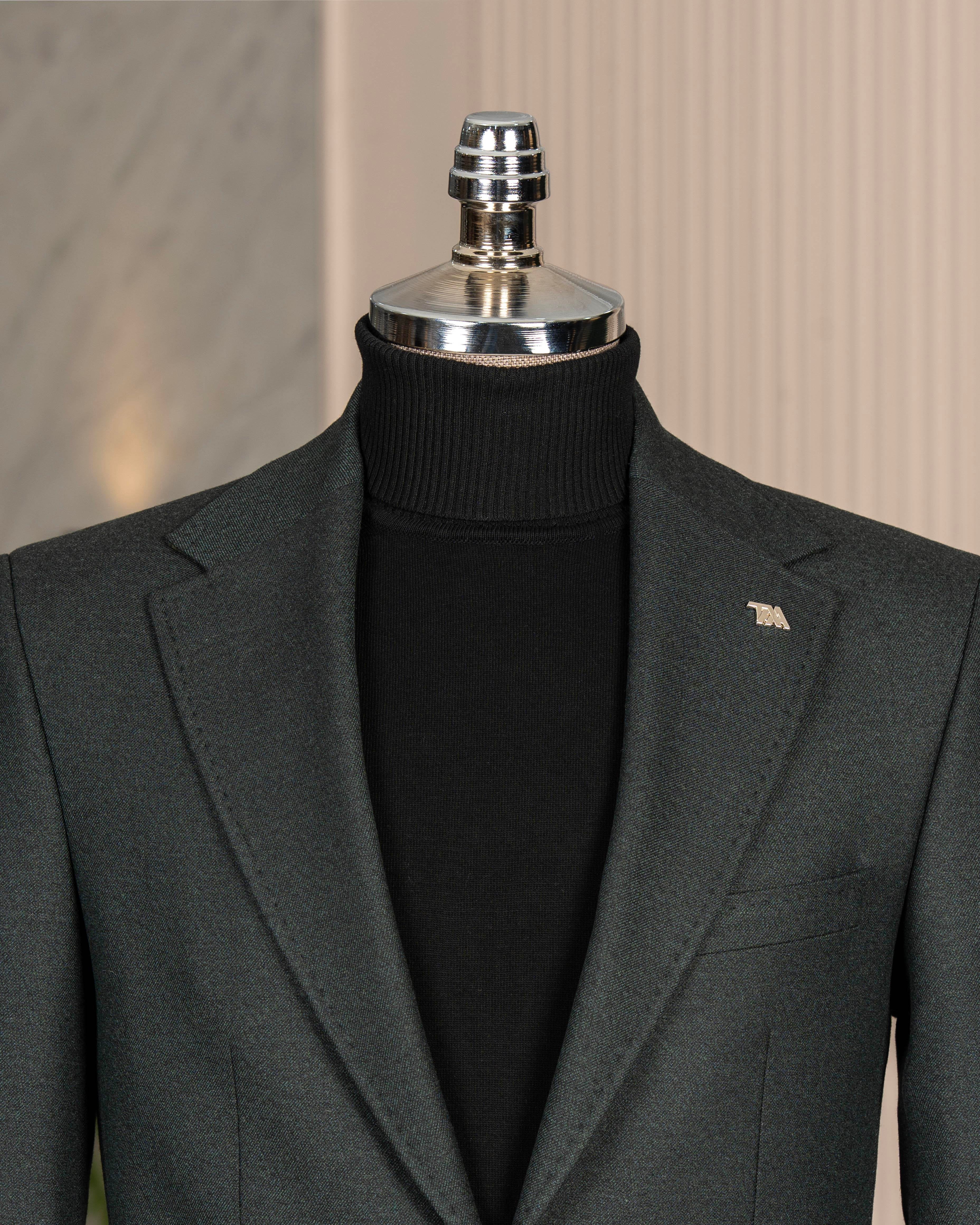 Green Slim-Fit Suit 2-Piece