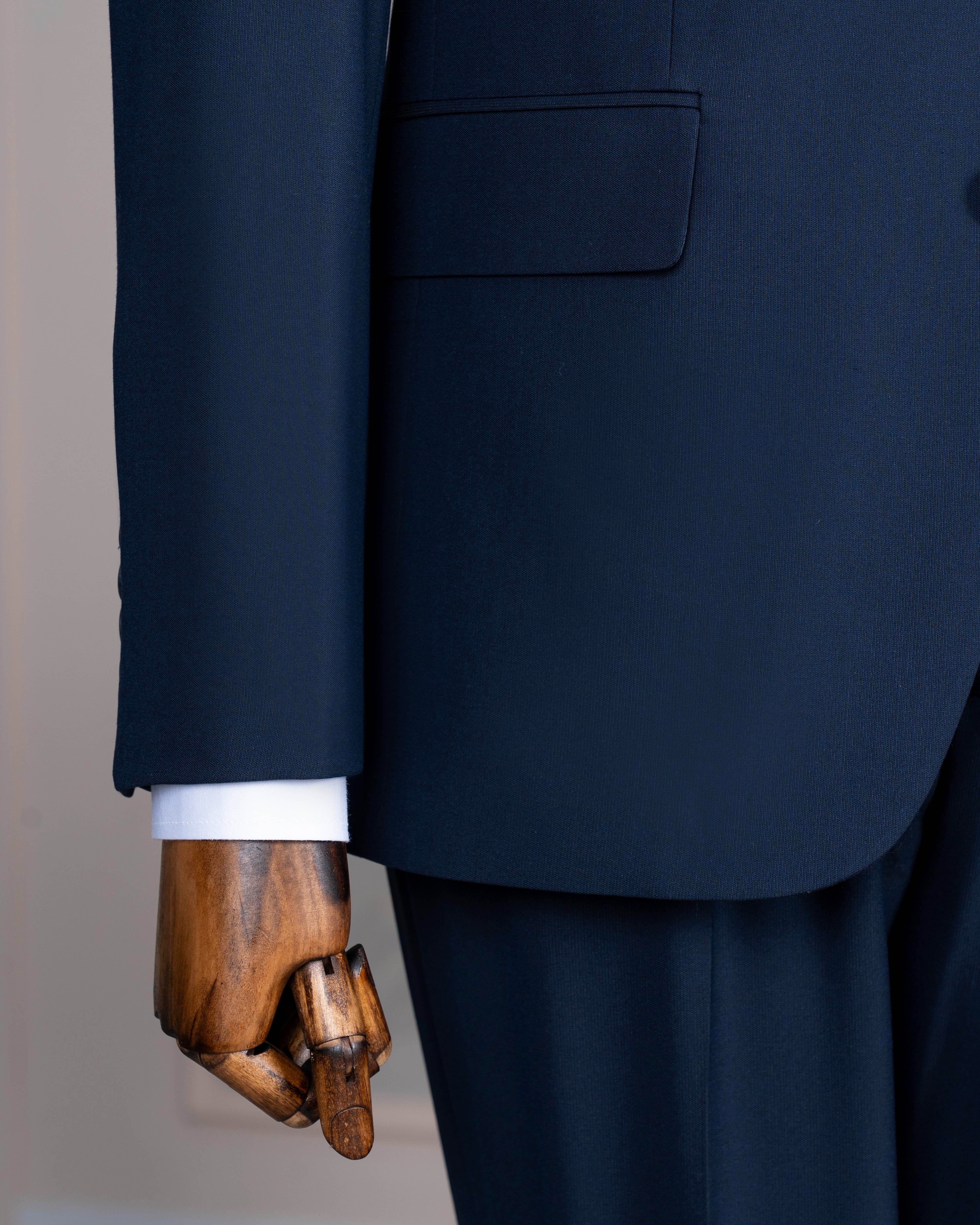 Navy Slim-Fit Suit 3-Piece
