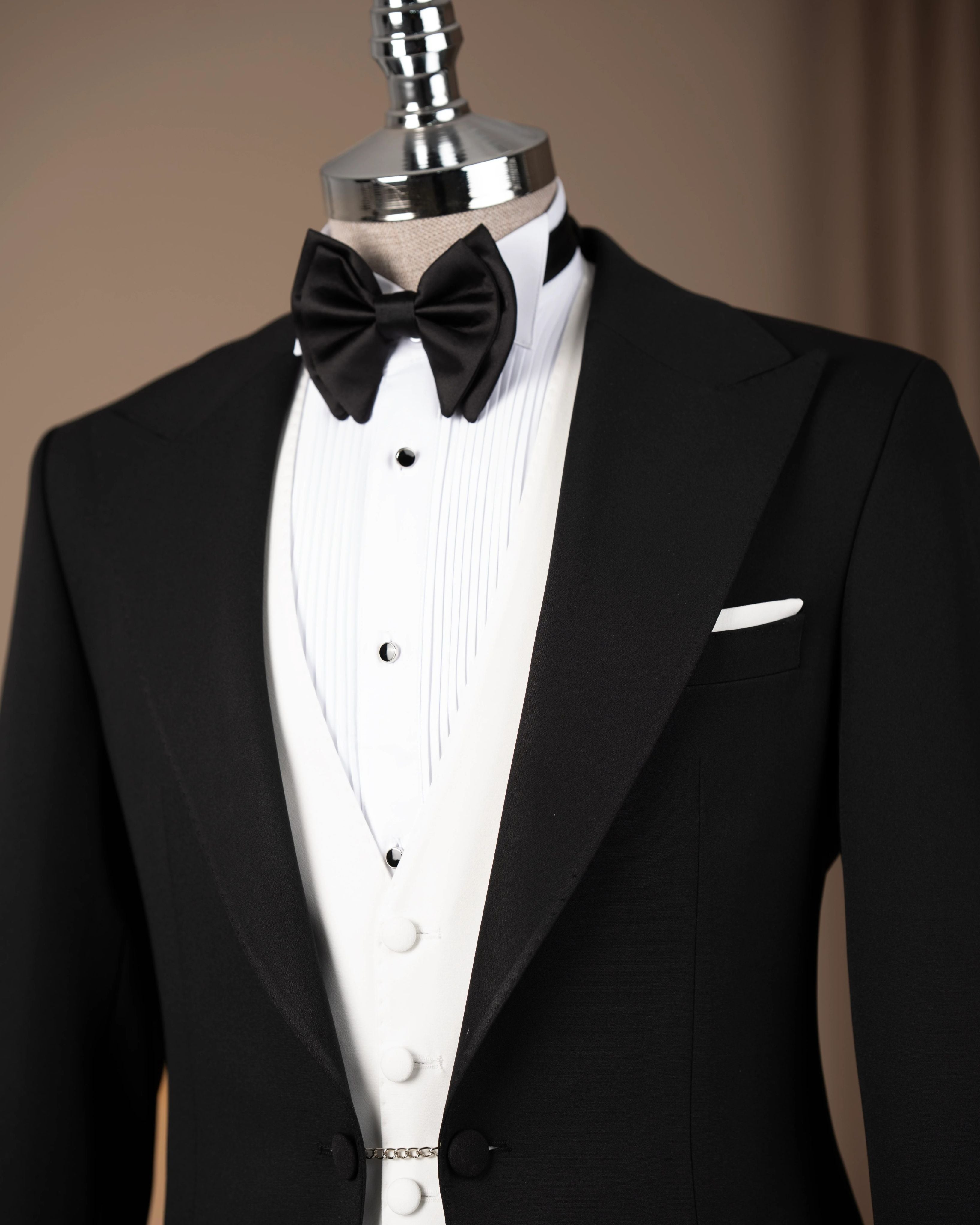 Black Slim-Fit Tuxedo 3-Piece