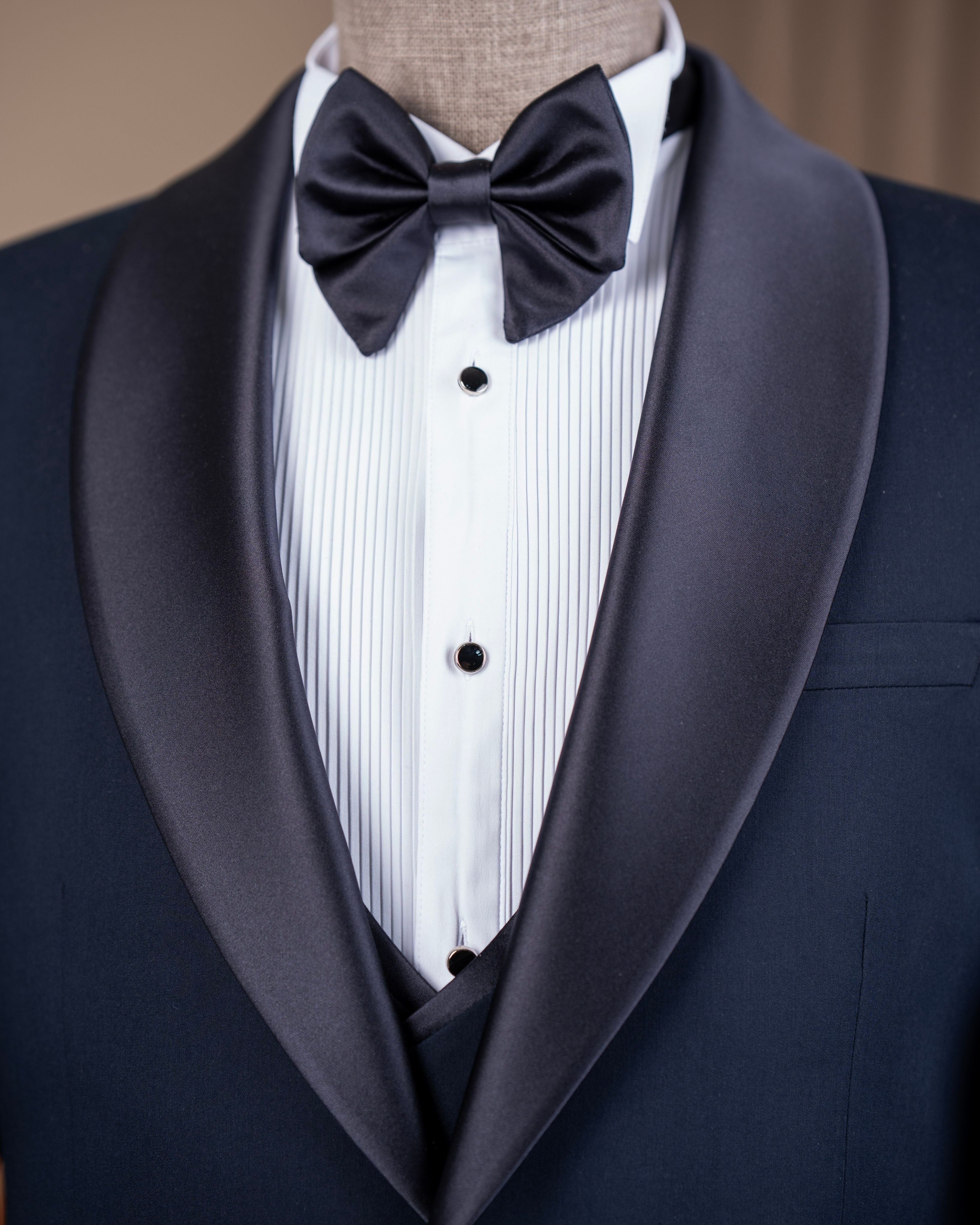 Navy Slim-Fit Tuxedo 3-Piece