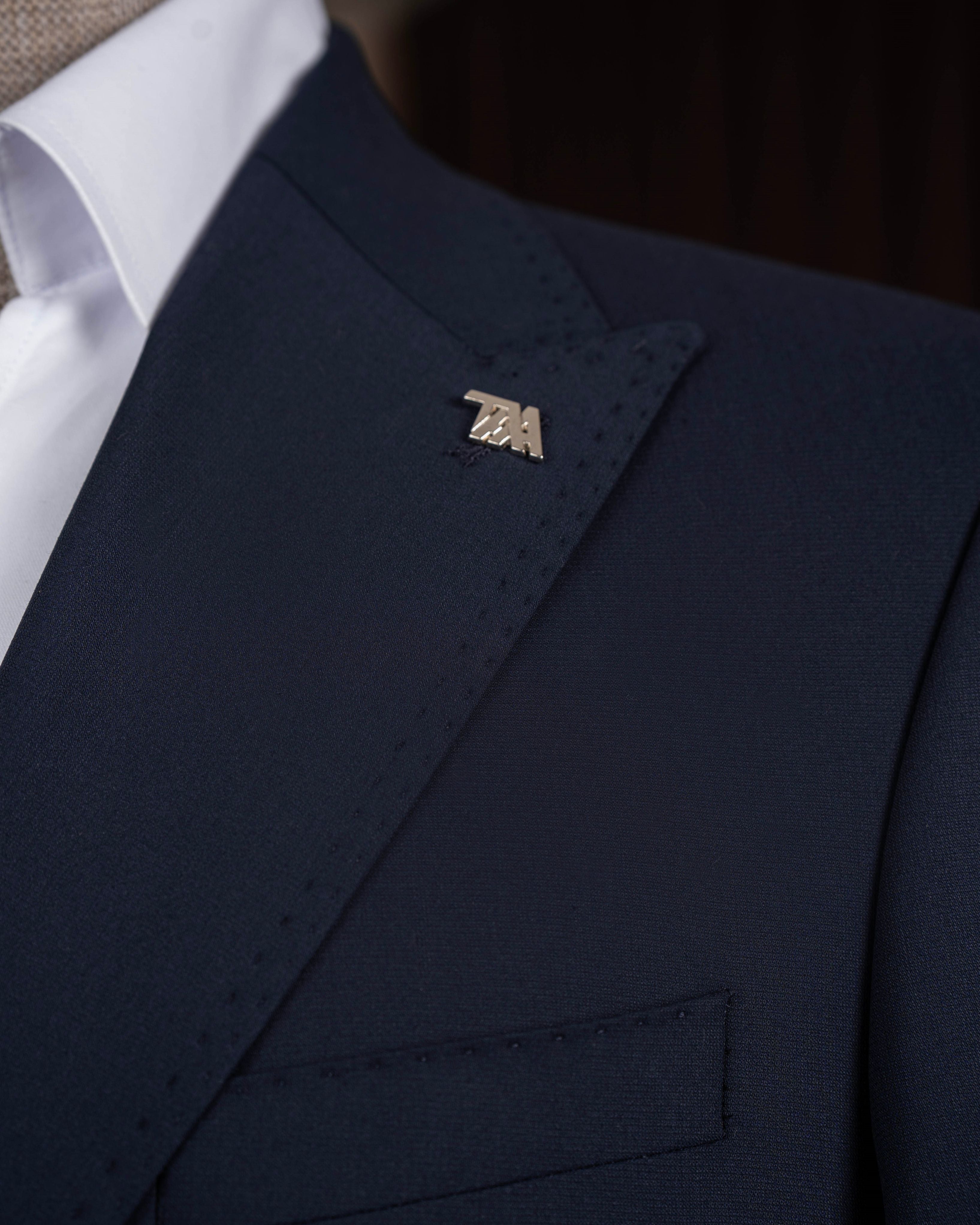 Navy Double Breasted Suit 2-Piece