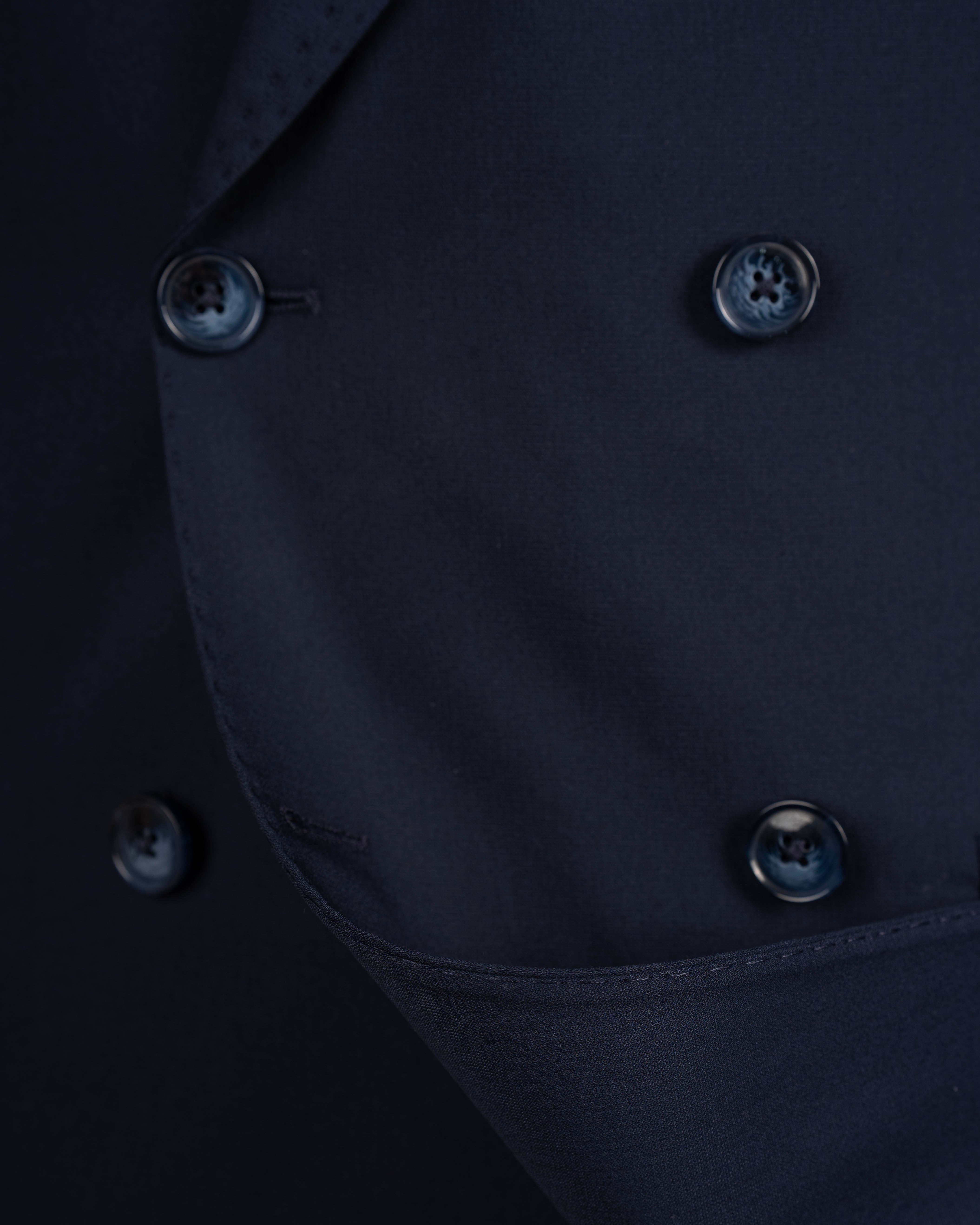 Navy Double Breasted Suit 2-Piece
