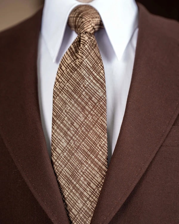 Brown Single Breasted Blazer