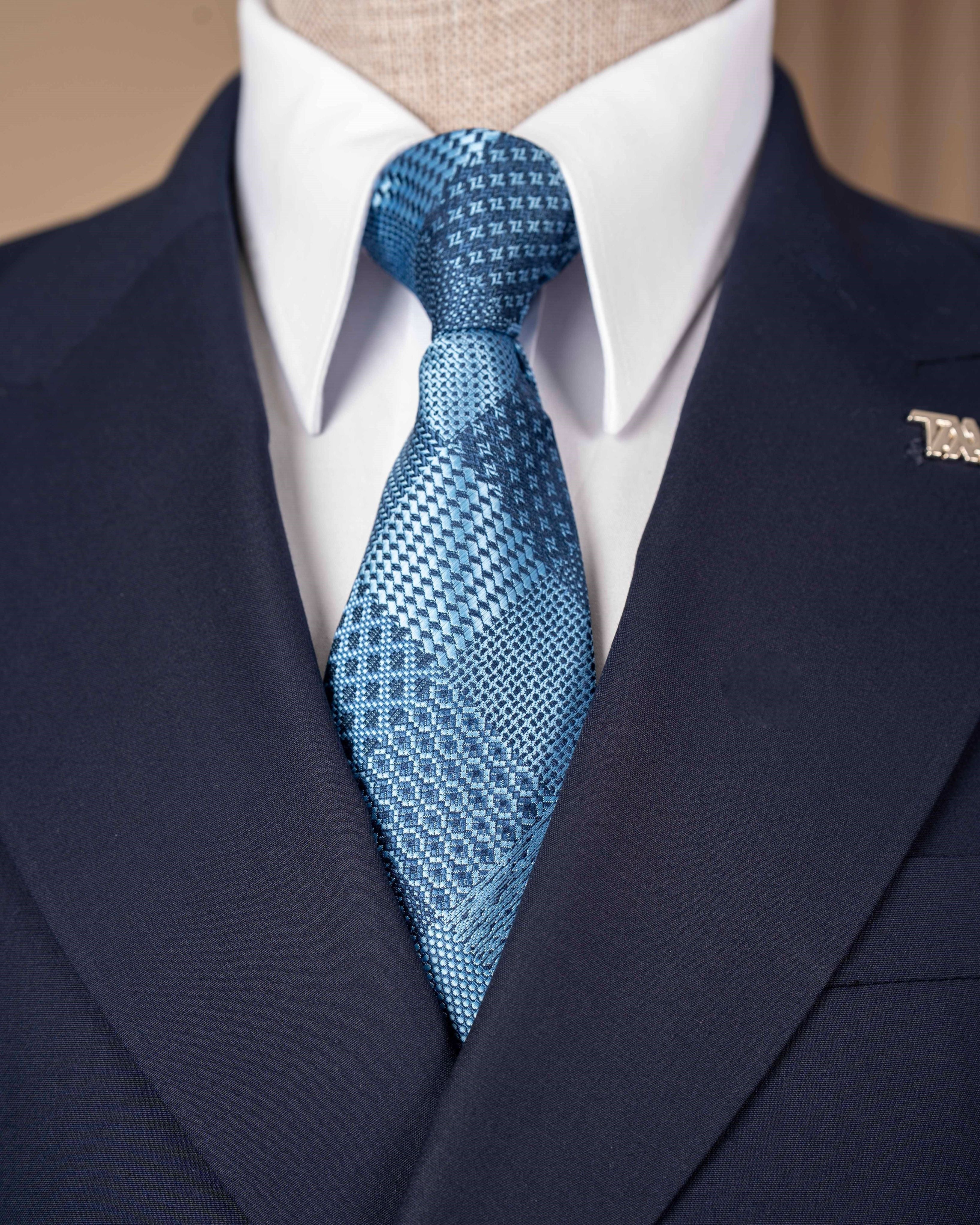 Navy Double Breasted Suit 2-Piece