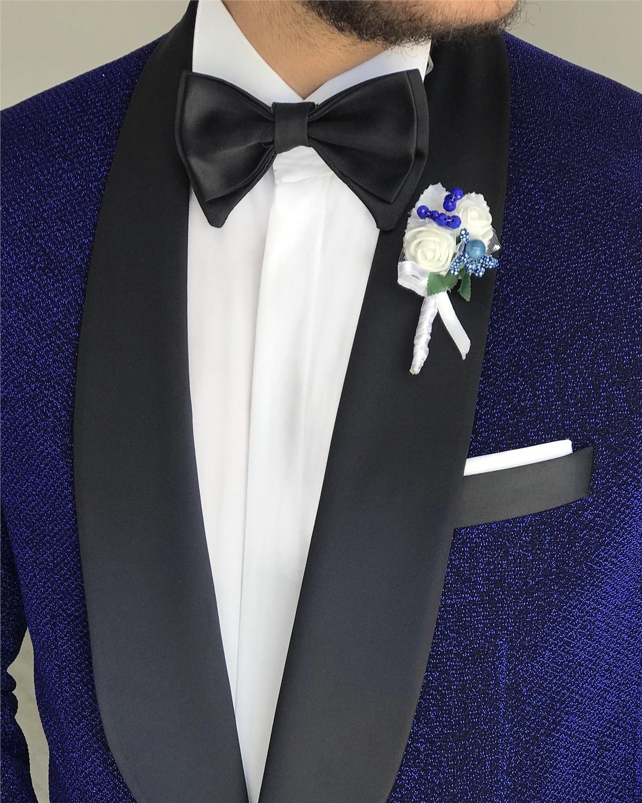 Navy Slim-Fit Tuxedo 2-Piece