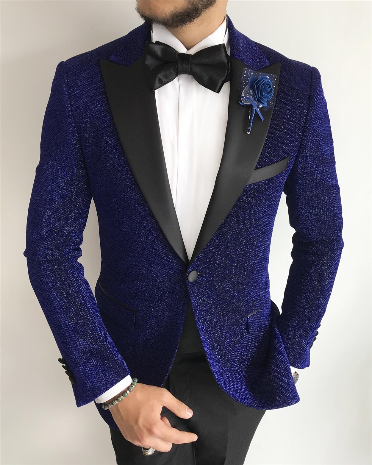 Navy Slim-Fit Tuxedo 2-Piece