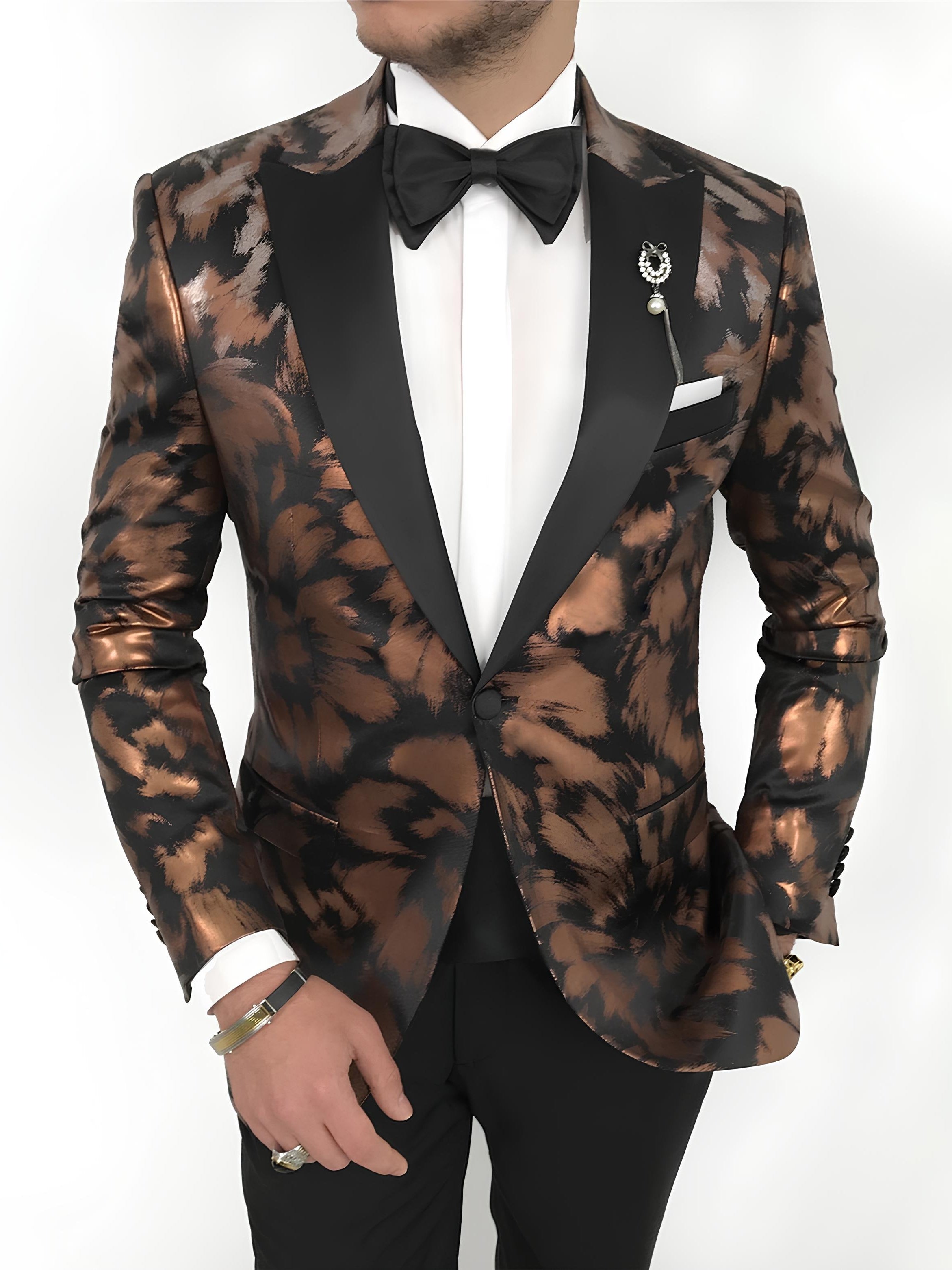 Bronze Slim-Fit Tuxedo 2-Piece