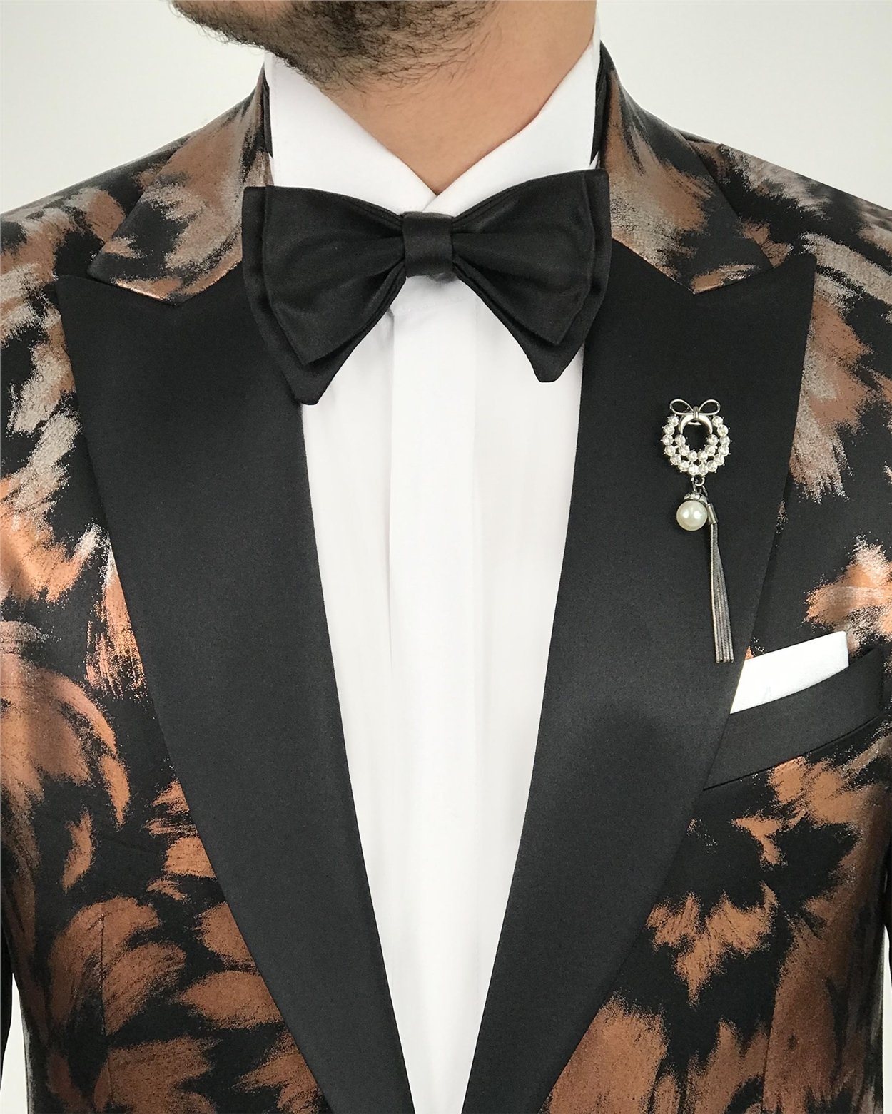 Bronze Slim-Fit Tuxedo 2-Piece