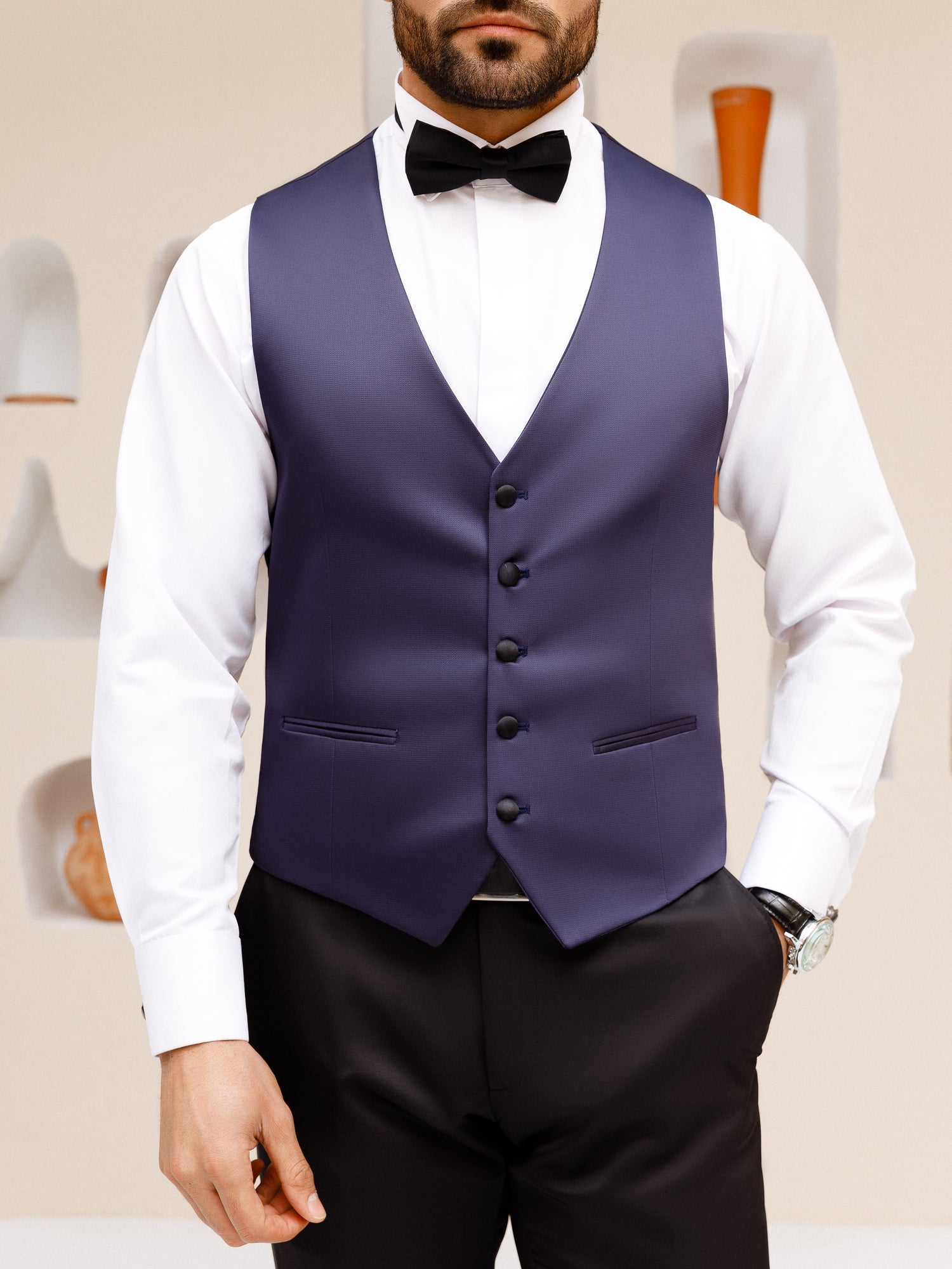 Navy Slim-Fit Tuxedo 3-Piece